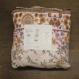 Hallmart Triliana 8-Piece Comforter Set 92839 Pink Floral Full